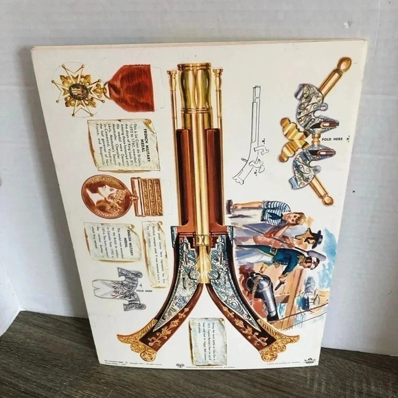 Vintage Punch Out and Put Together Heroes  Edition - Picture 2 of 7